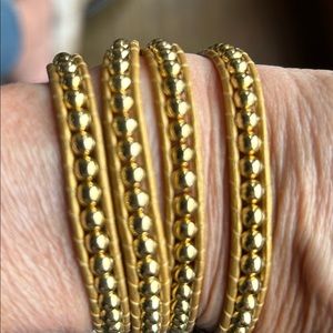 Leather wrap bracelet